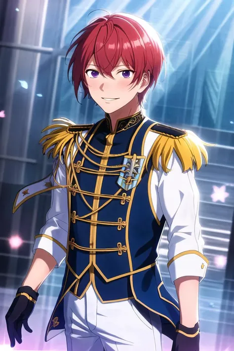 <lora:tsukasa_suou:0.8>, masterpiece, best quality, ultra-detailed, ultra-high contrast , 1boy, 8k, tsukasa_suou, knights_ensemble_stars,wallpaper quality, standing, complex background, realistic,