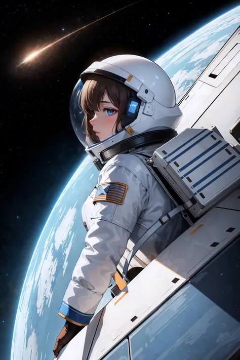 best quality, masterpiece, space voyage