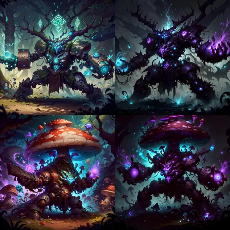 <lora:DruidMagicAI-000010:.9> DruidMagicAI forest
battle mech on battlefield , detailed, intricate