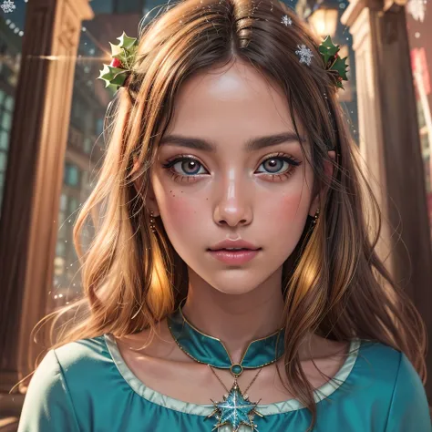 masterpiece,best quality,CG,wallpaper,HDR,high quality,high-definition,extremely detailed,(christmas atmosphere:1.2),whimsical vibes,magical energy,(enchanting aura:1.1),(ethereal glow:1.1),(dreamlike world:1.4),(detailed:1.05),(extremely detailed:1.06),sharp focus,(epic scenery:1.09),(beautiful scenery:1.08),(detailed scenery:1.08),(wonderful scenery:1.05),(beautiful face:1.1),<lora:add_detail:0.3>,<lora:EnhancedDetail:0.5>,ultra sharp detail,vibrant bright colors,perfect lighting,RAW candid cinema,16mm,color graded portra 400 film,remarkable color,ultra realistic,textured fur,remarkable detailed pupils,shot with cinematic camera,