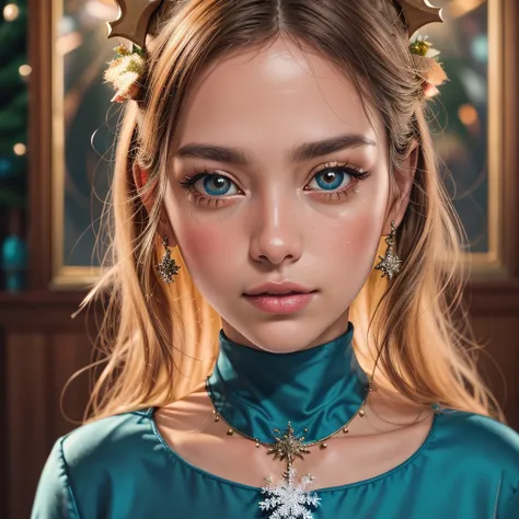 masterpiece,best quality,CG,wallpaper,HDR,high quality,high-definition,extremely detailed,(christmas atmosphere:1.2),whimsical vibes,magical energy,(enchanting aura:1.1),(ethereal glow:1.1),(dreamlike world:1.4),(detailed:1.05),(extremely detailed:1.06),sharp focus,(epic scenery:1.09),(beautiful scenery:1.08),(detailed scenery:1.08),(wonderful scenery:1.05),(beautiful face:1.1),<lora:add_detail:0.3>,<lora:EnhancedDetail:0.5>,ultra sharp detail,vibrant bright colors,perfect lighting,RAW candid cinema,16mm,color graded portra 400 film,remarkable color,ultra realistic,textured fur,remarkable detailed pupils,shot with cinematic camera,