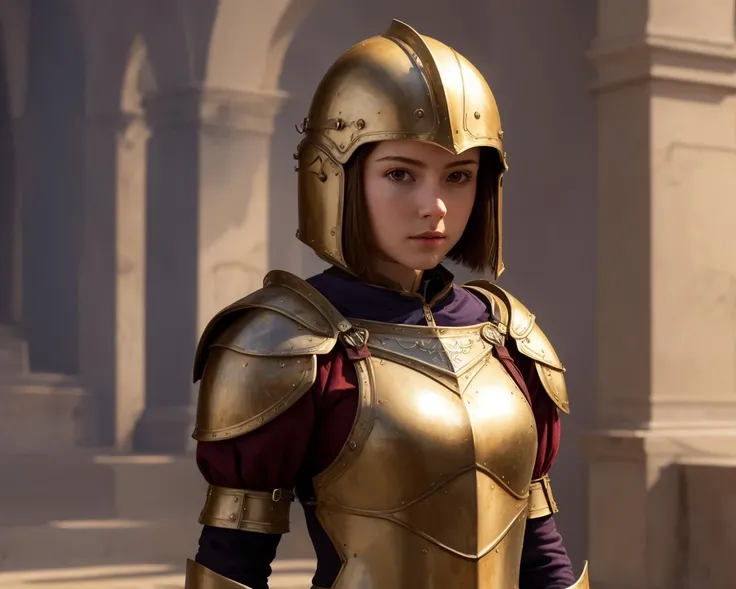 best quality,masterpiece,highly detailed,ultra-detailed,,<lora:neg4all_bdsqlsz_V1.5:-1> 1girl solo ,bob cut, (Bascinet),An armor made of helmet with a pointed top
<lora:EnhancedDetail:1>