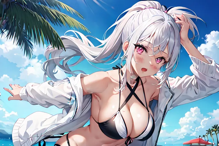 (Super detailed、Ultra-high resolution、Detailed Background)、((Flat Color))、((colorful))、((Floating colorful water))、1 female、break、body paint、Feminine beauty、Warm body type、Sexy Random Pose、
Long Hair、Silver Hair、micro mini dress