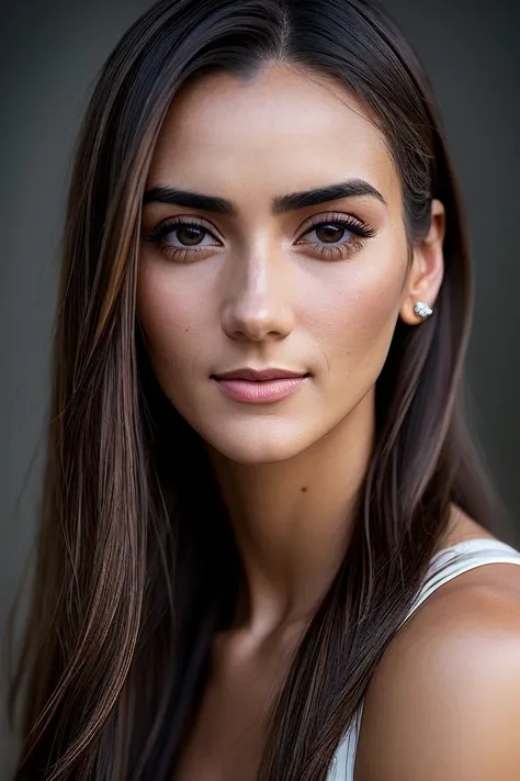 photo of beautiful (priricart:0.99), a woman in a (simple:1.1), perfect hair, wearing (designer wear), modelshoot style, (extremely detailed CG unity 8k wallpaper), professional majestic (photography by  ansel adams:1.1), (Yashica T4 Camera), 24mm, exposure blend, hdr, faded, extremely intricate, High Detail, Sharp focus, dramatic, soft cinematic light, (looking at viewer), (detailed pupils), cute smile, 24mm, 4k textures, soft cinematic light, adobe lightroom, photolab, elegant, ((((cinematic look)))), soothing tones, insane details, hyperdetailed, low contrast