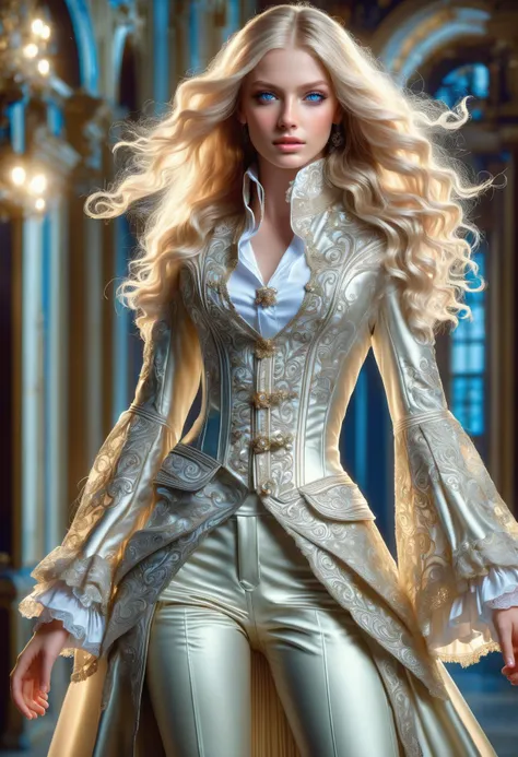 DonMM1yaXL woman, baroque Brocade Breeches, Pearl Buttons, __clothings/features/baroque/male/attire/collor-cleavage__, Metallic Threadwork, Wide Cuffs on Breeches, Cravat Pins, beige, wings,DonM3t3rn1tyXL, <lora:myLora\DonMM1y4XL-v1.1-000008:.8> <lora:released\DonM3t3rn1tyXL-v1.1-000008:.8> <lora:SDXL\DetailedEyes_V3> <lora:myLora\DonMDr4g0nXL-rb>