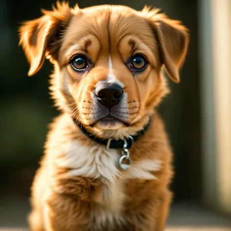 a cute puppy, Photorealistic, Hyperrealistic, Hyperdetailed, analog style, soft lighting, subsurface scattering, realistic, heavy shadow, masterpiece, best quality, ultra realistic, 8k, golden ratio, Intricate, High Detail, film photography, soft focus, RAW candid cinema, 16mm, color graded portra 400 film, remarkable color, ultra realistic,