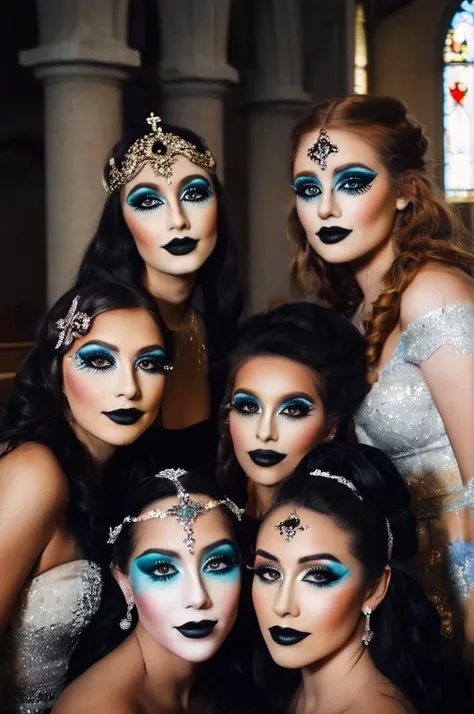 photo from a group in a church, style \(artistic makeup\),
<lora:artmakeup_bit_winks_v53:0.8>