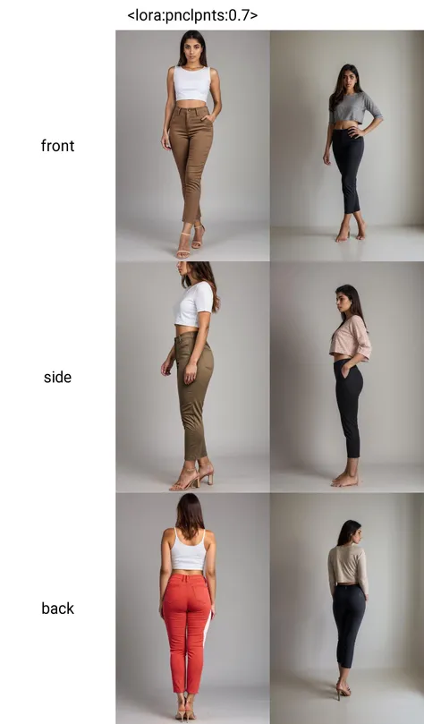 candid, RAW photo, (front view:1.2), pakistani woman, neutral pose, (pencil pants:1.2), standing, crop top, whole body, legs, feet,(light background:1.1), 8k uhd, dslr, soft lighting, high quality, film grain, Fujifilm XT3,
<lora:pnclpnts:0.7>