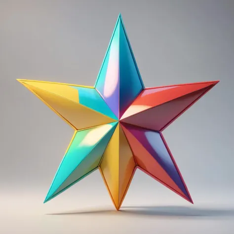 3D Render Style, 3DRenderAF, 
A star,
 <lora:3DRenderConfig4:1>