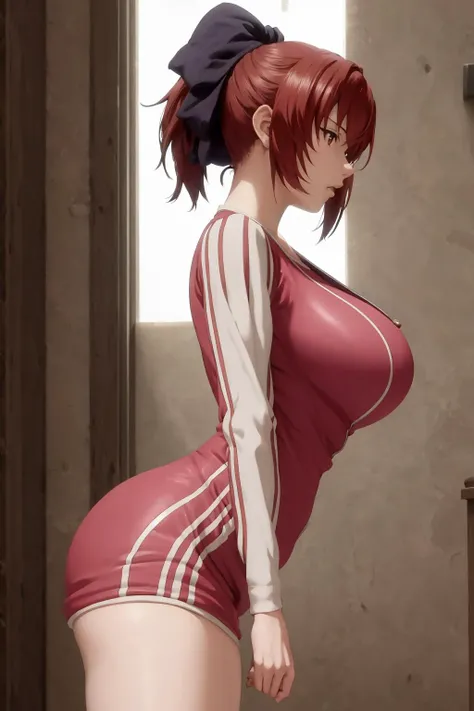 masterpiece, best quality, <lora:minorirokujou-maken-ki-richy-v1:1>, rokujou minori, form side, 1girl, solo, standing