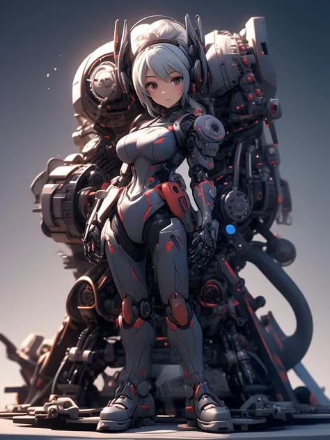 ultra-detailed,(best quality),((masterpiece)),(highres),original,extremely detailed 8K wallpaper,(an extremely delicate and beautiful),
anime,
\\,
BREAK
1girl,mechanization,mechanical parts,full-body machinery,mechanized clothing,