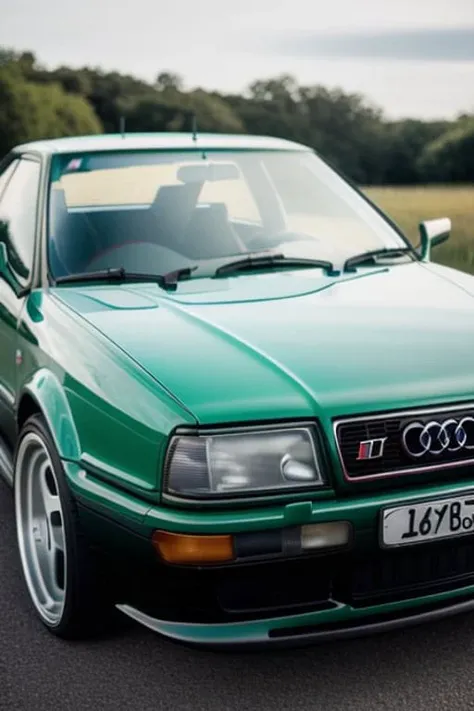 (AUDI80S2) car, import tuner, graffiti, racing, photorealistic, shot by Sony a7iii <lora:AUDI80S2:0.8>