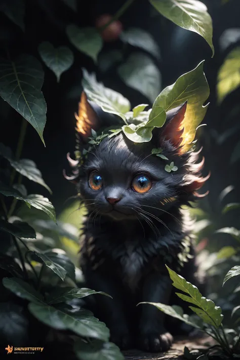 grainy, extremely detailed, intricate detail, dynamic lighting,photorealistic, <lora:FilmG4:1>,filmg , natural lighting,   <lora:LowRA:0.5> ,  <lora:m0nst3rfy3(0.5-1)M:0.7>,m0nst3rfy3, cat playing with moth