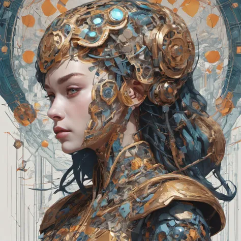 

<lora:Nouvis>, Ultra detailed beautiful female android, side portrait, sharp focus, highly detailed vfx portrait, geometric shapes, global illumination, by james jean and moebius and artgerm and liam brazier and victo ngai and tristan eaton. vector art, digital illustration, concept art, dia de los muertos. 8 k, hdr


, detailed, realistic, 8k uhd, high quality