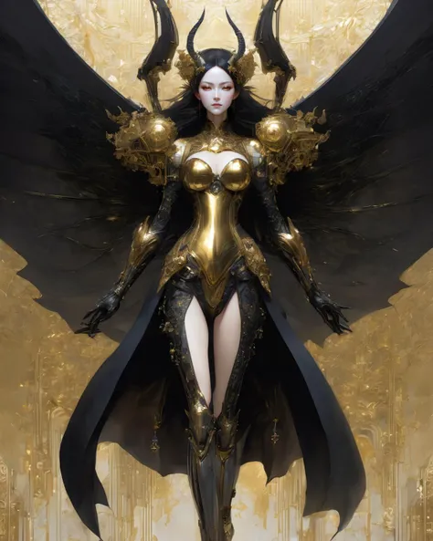 1 female demon, hands , elegant,
mechanical arms
full body, wide angle
art by Koji Morimoto Yoann Lossel Ikenaga Yasunari