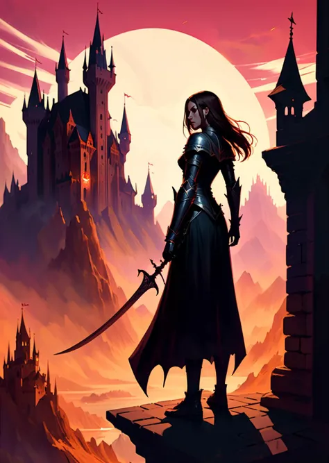 1girl, demon , leaning forward, detailed,
gradient
complex background
castle castlevania
by Gabriel Pacheco