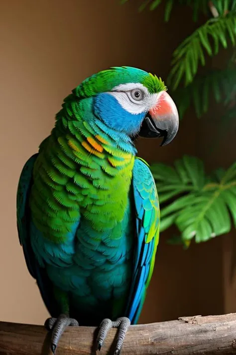 a photo of a parrot, epic