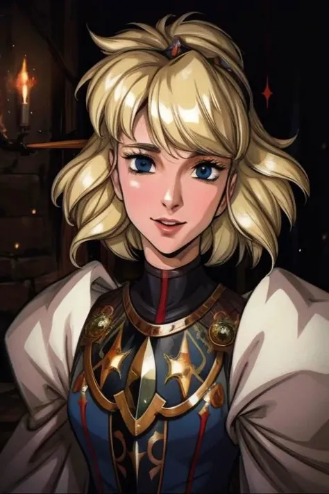(masterpiece:1.1), (best quality:1.1), 1girl, Real light and shadow, anime face, 4k, 8k, wallpaper,epic, detail texture, blonde hair, (blue eyes:1.5), ((((blond hair:1.35, medium hair)))),intricate eyes,beautiful detailed eyes,symmetrical eyes,big eyes:1.5,(((lustrous skin:1.5,bright skin: 1.5,skin tanned,shiny skin,very shiny skin,shiny body,plastic glitter skin,exaggerated shiny skin,illuminated skin))),(detailed body,(detailed face)), cute, erotic,daring, (((medieval man armor,adventurer man armor, ornate spear))),(((intricate outfit,intricate clothes,embroidered outfit,ornate outfit,embroidered clothes,ornate armor))), (dynamic pose:1.0),happy,smile,(centered,scale to fit dimensions,Rule of thirds), ((snowy pine forest at night)), with dark stormy clouds,winter,scenery:1.25,((snow forest background)),Christmas tree, highres,sharp focus,(ultra detailed,extremely detailed),(photorealistic artwork:1.37),(extremely detailed CG unity 8k wallpaper),(((vibrant colors,vibrant theme))),(intricate),(masterpiece),(best quality), holding spear