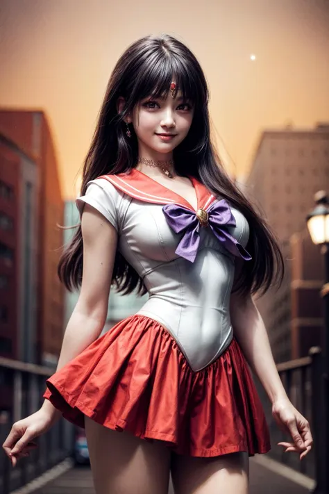 <lora:sailor_mars_v1:0.6> sama1, (tiara:1.2), sailor senshi uniform, white gloves, red sailor collar, red skirt,city,purple hair,
moon background,<lora:add_detail:1>,<lora:hipoly_3dcg_v7-epoch:0.3>,cowboy shot,(bright light on the face:1.1),HDR,posing,rim light,
best quality, highly detailed,photorealistic, realistic, masterpiece, absurdres, detailed skin texture, (detailed eyes, deep eyes,detail hair:1.0),remarkable detailed pupils,
1girl,solo,(smile:1.2),(happy:1.1), <lora:hairdetailer:0.9>, narrow waist,large breasts,