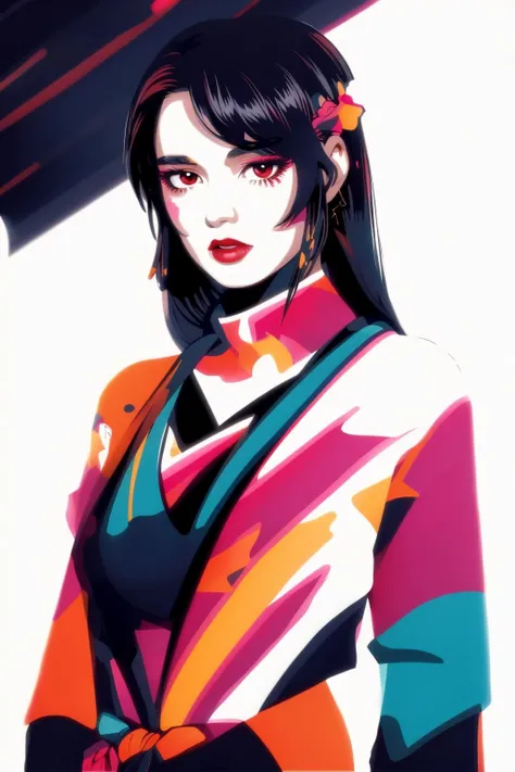 antiBlur, photography, 1girl, solo, looking at viewer, sekuai, Color Block Art, <lora:sekuai_20231103160324:1>, <lora:louise_brooks_lora:1>, <lora:A Will Eternal SongJunWan_20230606163903:1>, masterpiece,best quality,extremely detailed,fine details,official art,unity 8k wallpaper,4K,8K,UHD, (upper body:1.5)