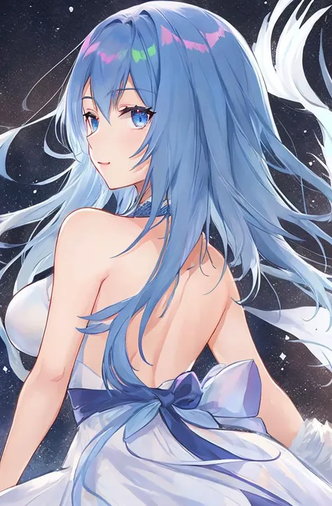 Some beauties playing、naked、Beautiful Eyes、Laugh cutely、Pubic hair the same color as your hair、Night Sky、Raise one leg