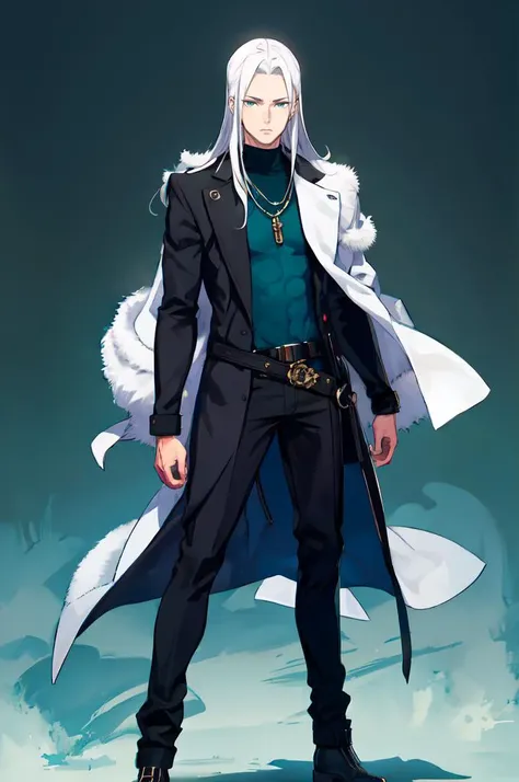 A tall man who exudes rich spiritual power, Turbulent air swirled around him, 32K, Best quality, Masterpiece, Super detail, High details,