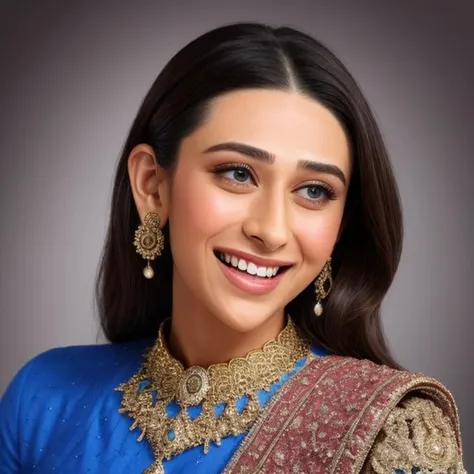 professional photo of kkp, perfect face, perfect eyes, laughing,  photorealistic, skindentation, more_details:0.5, <lyco:KarismaKapoor:1>