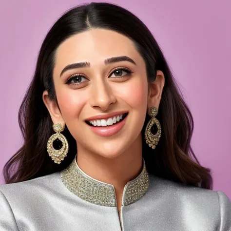 professional photo of kkp, perfect face, perfect eyes, smiling,  photorealistic, skindentation, more_details:0.5, <lyco:KarismaKapoor:1.25>