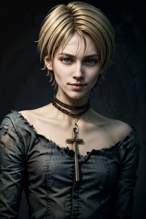 (masterpiece, best quality)
MariaSH, 1girl, solo, short hair, blue eyes, navel, jewelry, blonde hair, underwear, choker, midriff, necklace, lips, realistic
<lora:epi_noiseoffset2:1>  <lora:add_detail:0.7>  <lora:MariaSH:0.9>