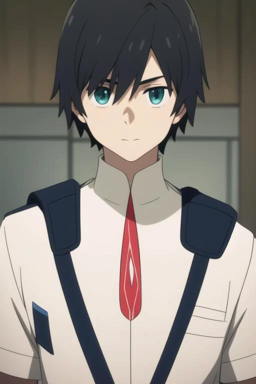 masterpiece, best quality, high quality, 1boy, solo, male focus, looking at viewer, upper body, <lora:hiro_franxx:0.70>, hiro_franxx, <lora:animemix_v3_offset:0.25>