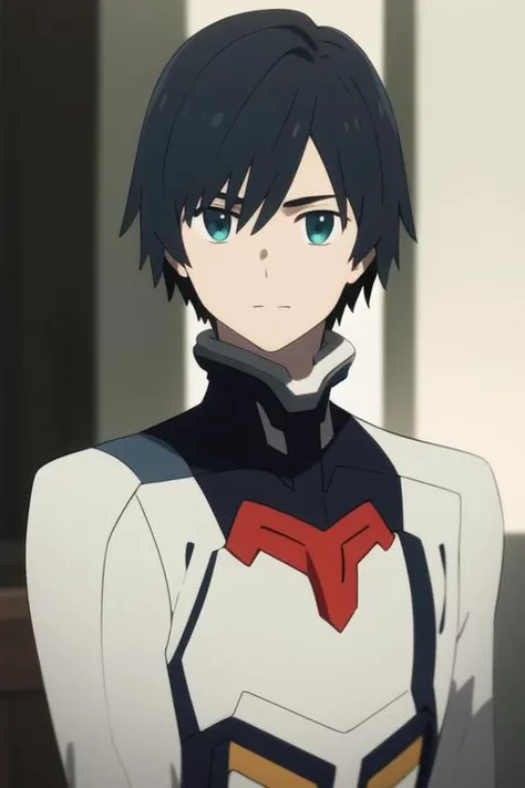 masterpiece, best quality, high quality, 1boy, solo, male focus, looking at viewer, upper body, <lora:hiro_franxx:0.70>, hiro_franxx, <lora:animemix_v3_offset:0.25>