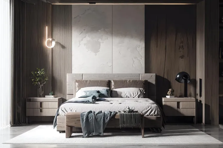 (masterpiece, best quality, high quality, real, realistic, super detailed,full detail,4k,8k),
NYModernBedroom, no humans, indoors, solo, bed, sitting, plant, wide shot, short hair, potted plant, pillow <lora:ModernBedroom-000012:0.8>