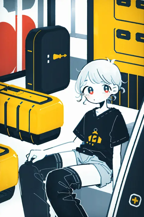masterpiece, best quality, <lora:keke:1> <lora:epiNoiseoffset_v3:1> <lora:add_detail:0> <lora:GoodHands-vanilla:1>, symbol-shaped pupils, colorful, flat color, (1girl), (solo), looking at viewer, facing viewer, casual, <lora:Warehouse:1>, warehouse