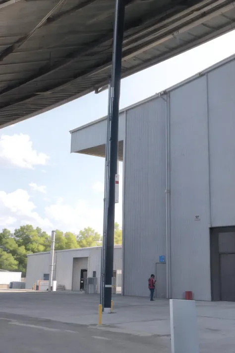 warehouse, outdoors, <lora:Warehouse:0.6>