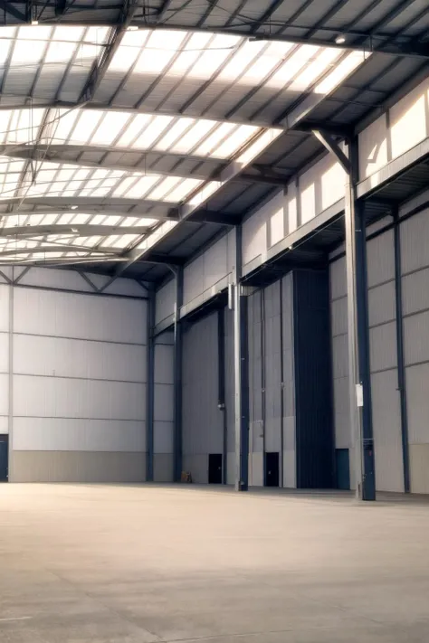 warehouse, indoors, <lora:Warehouse:0.6>
