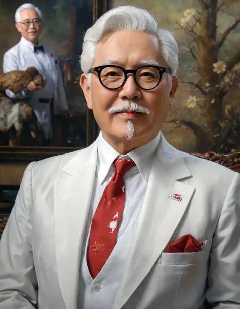 colonel sanders if he was asian
masterpiece, best quality, realistic art,