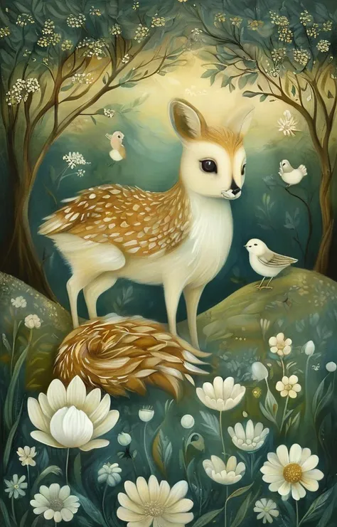 masterpiece,best quality,<lora:tbh148-sdxl:1>,illustration,style of Amanda Clark, animals