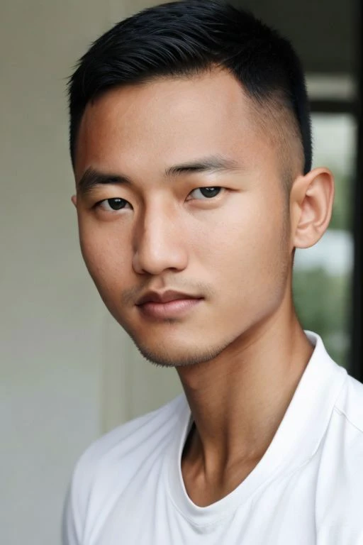 Asian,Syahnk,1man,Closeup photo, focus on him, talking with angry expression,  wearing white shirt, Cowboy shoot, front view, handsome, view, in the school background, (pureerosface_v1:0.3), HIQCGBODY, ultra realistic 8k, glamour lighting, bloom, HDR, perfect face, [:(highly detailed face: 1.2):0.1], (handsome model and fit faces),