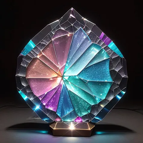 A shimmering topaz with a vibrant color, illuminating with a burst of energy and vitality, Radiant, softbox, accent light, direct,  inside (( Gemstone display stand )), <lora:epiNoiseoffset_v2Pynoise:2>