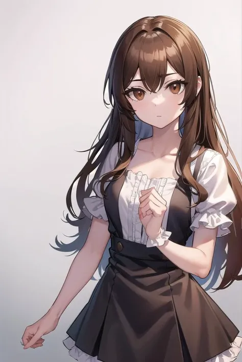akanetaira, <lora:akanetairav2-lora-nochekaiser:0.8>,
akane taira, long hair, brown hair, hair between eyes, (brown eyes:1.5),
BREAK thighhighs, dress, bow, collarbone, short sleeves, frills, shoes, puffy sleeves, black footwear, black dress, red bow, white thighhighs, puffy short sleeves, zettai ryouiki, wristband,
BREAK indoors,
BREAK looking at viewer, (cowboy shot:1.5),
BREAK <lyco:GoodHands-beta2:1>, (masterpiece:1.2), best quality, high resolution, unity 8k wallpaper, (illustration:0.8), (beautiful detailed eyes:1.6), extremely detailed face, perfect lighting, extremely detailed CG, (perfect hands, perfect anatomy),