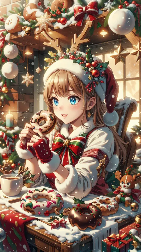 <lora:ChristmasDecorativeStyle:1>ChristmasDecorativeStyle doughnut, (Masterpiece:1.3) (best quality:1.2) (high quality:1.1)