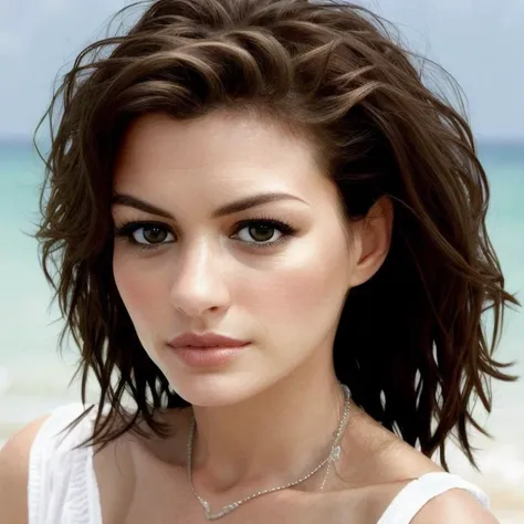 Picture, best quality, a woman in the beach, photo of beautiful AHA<lora:AHA:1.0>, casual, sexy, looking at viewer, perfect face, perfect eyes, small eyes, sharp focus, Intricate, High Detail, dramatic, photorealistic,