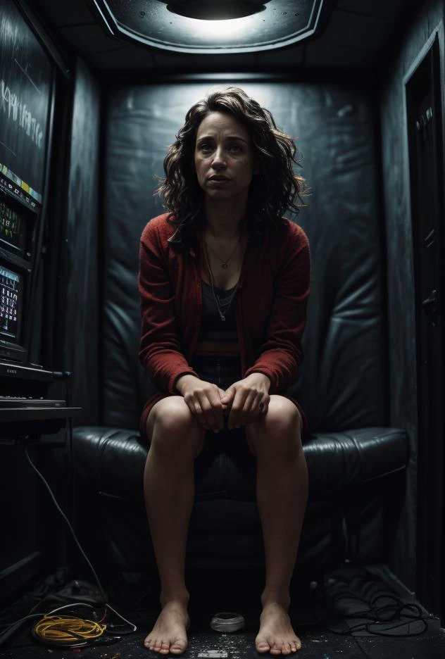 worn-down computer control panels surrounding an adult (Minnie Driver) in dirty clothes sitting in a starship, creating a hyperpunk scene with desaturated dark red and blue details, colorful (polaroid:0.7) with vibrant colors, (vacations, high resolution:1.3), (small, selective focus, european film:1.2), (sexual advance:1.1), closeup
<lora:Better_Details:0.6>
<lora:epiC35mm:0.6> epiC35mm
<lora:LCM_1-5:0.7>
<lora:ContrastControl:1.3>
<lora:Colortone_Slider:2.4> bright color