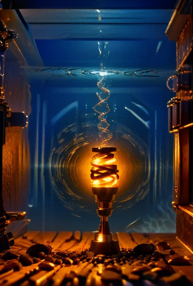 ((digital color))((priceless prototype vortex water-cooled Tesla coil purple plasma alien artifact on billionaire's gold coins counting table))(sublime esoteric hypnotic exquisite wood walls) ((Architectural Digest))((dodge and burn)(corner edge darken vignette)((exposure POP!!! hdr extremely intricate, High (Detail:1.1), Sharp focus, dramatic cinematic light, (8k textures, elegant, ((((cinematic look))))breathtaking, insane details))
<lora:HDhelper:0.6>
<lora:Better_Details:0.4>
<lora:ExposureControl:0.7>
<lora:LCM_1-5:0.7>
<lora:up-down_lighting:-1>
<lora:back-front_lighting:-0.9>
<lora:epiC35mm:0.6>
<lora:Film-Grain:0.4>
<lora:Nlo_CinematicLookEnhancer_v1:0.5>