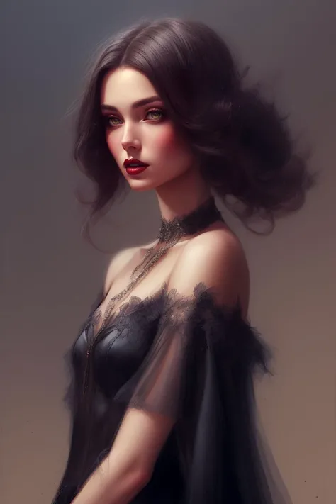 a detailed portrait of a cute goth brunette girl, by justin gerard and greg rutkowski and agnes cecile, digital art, realistic painting, dnd, character design, trending on artstation <lora:add_detail:1> <lora:Elixir:0.5>