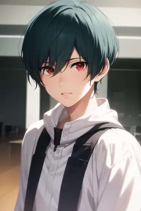 masterpiece, best quality, high quality, 1boy, solo, male focus, looking at viewer, upper body, <lora:kirishima_ikuya:0.80>, kirishima_ikuya, <lora:Realism-10:0.30>, Realism