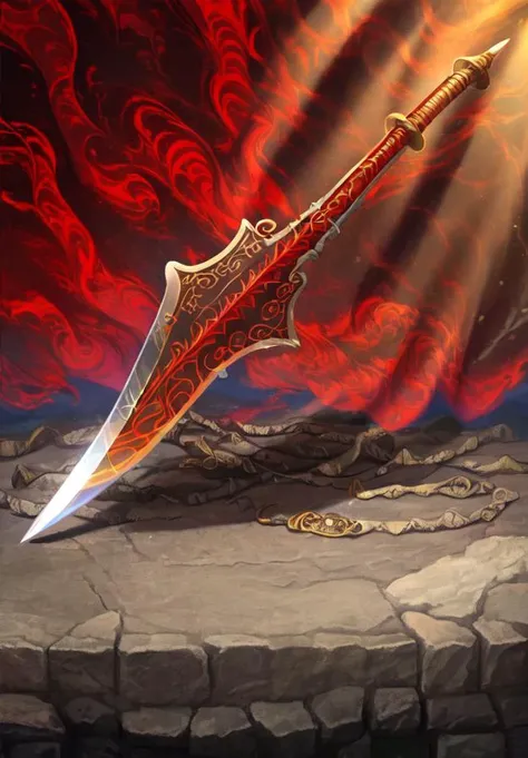 a detailed sword, dmarble, intricate design, weapon, no humans, sunlight, scenery, light rays, fantasy, sharp focus, extreme details
<lora:diffusionMarbleSwords_22:0.8>