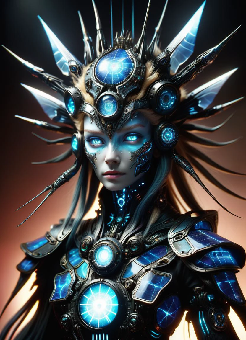 hyper detailed masterpiece, dynamic, awesome quality,DonMT3chW0rldXL female female aswang, medium-sized humanoid, predatory appearance, shapeshifter, sharp, feral features, claws and fangs, glowing eyes, keen sense of smell, heightened senses, dark ominous presence, sinister malevolent expression, aging gracefully, voluptuous, indigenous australian, light blue eyes, normal ears, deviated septum nose, underbite jaw, , sandy blonde beehive hairstyle hair, hope, conducting an otherworldly orchestra, harnessing the power of music, wearing wizard's habit, , bewitch (morganite pink enshroud,mysterious,bewitching ,scriptorium-fluid,sound recording equipment (for multimedia art) brownian motion,vibration,ferromagnetic,supernova,time manipulation,sphere magic:1.0), concentration pose, eyes closed, deep focus on spellcasting, halo, tech, scifi, <lora:DonMT3chW0rldXL-000009:1>,