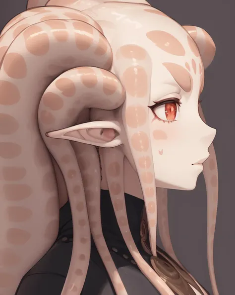 <lyco:sea_angels-NAI-LyCORIS:1>
portrait, sengle, 1girl, profile, pointy ears, tentacle hair, tentacles, finely detailed red eyes, slit pupils
