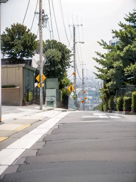 masterpiece, best quality, ultra-detailed, illustration,
kousaten1, outdoors, road, car, motor vehicle, ground vehicle, scenery, tree, power lines, street, utility pole, sky, building, day, road sign, lamppost, crosswalk, fence, traffic light, sign, city, cloud, blue sky, real world location, realistic, photo background, photo (medium),
<lora:kitakoukou-000010:1>